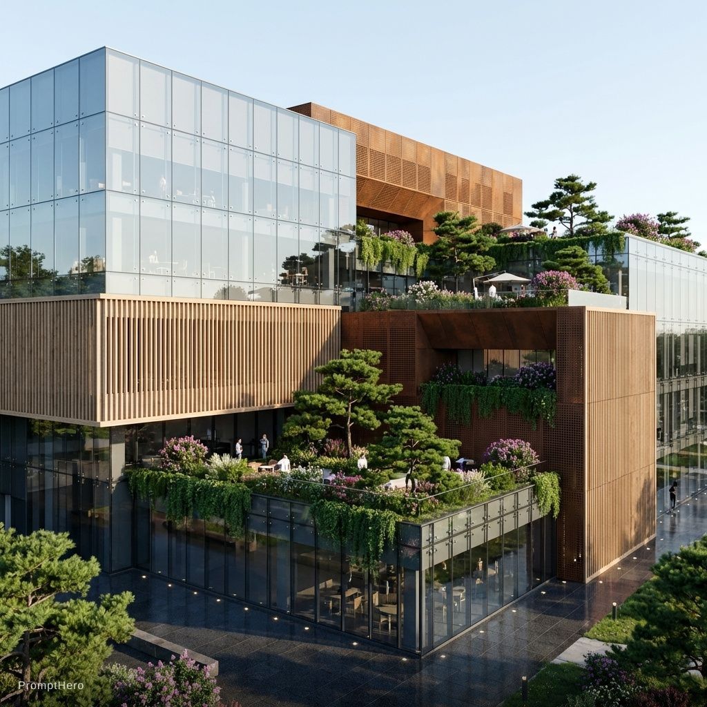 Nano Banana prompt: A masterpiece of professional architectural photog...