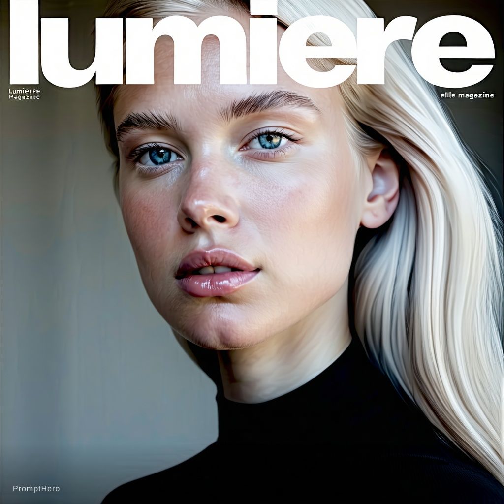 Stable Diffusion  prompt: A luxury high-fashion magazine cover. Magazine nam...