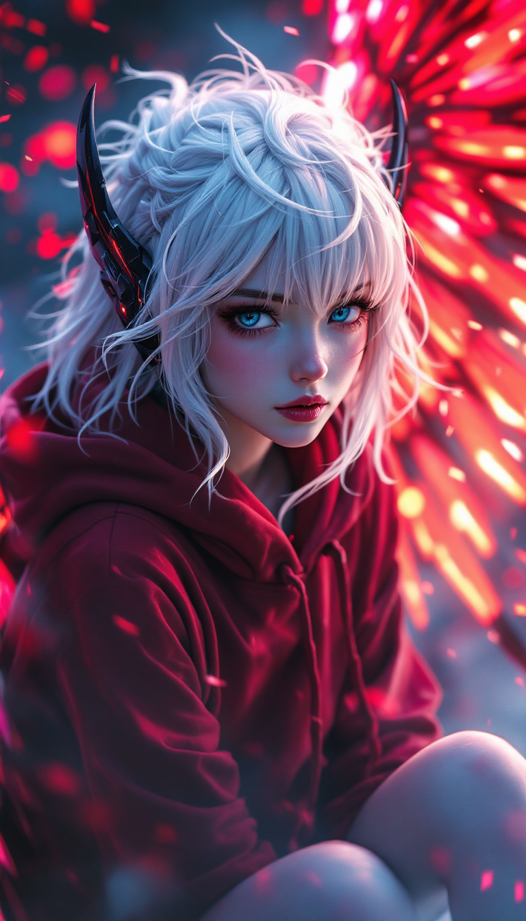 FLUX prompt: {{Makoto Shinkai styled anime}}, adult woman, tran...