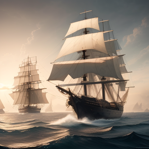 DreamShaper prompt: Photo of a ultra realistic sailing ship, dramatic ...