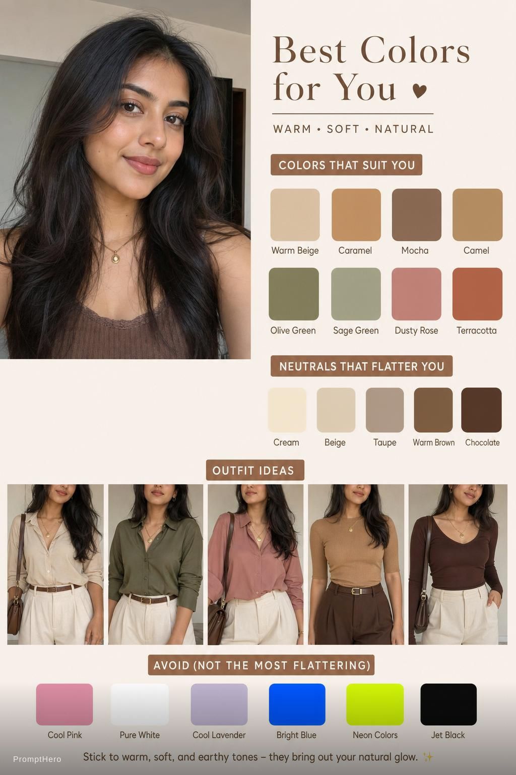 ChatGPT Image prompt: create a same color which suits my skin color