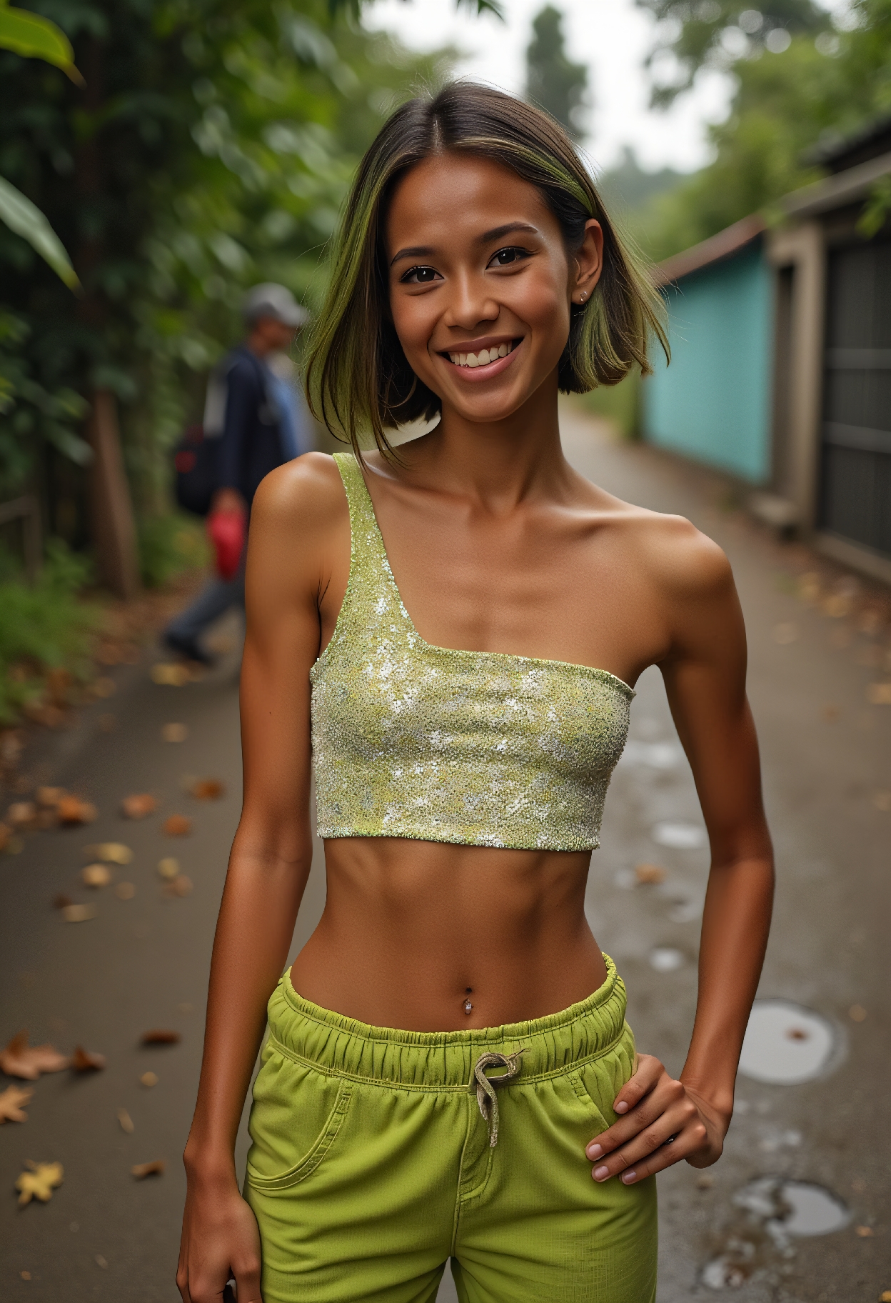 FLUX prompt: documentary photography, Autumn Fashion close up o...