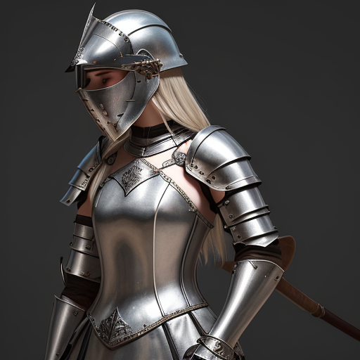 DreamShaper prompt: creame una imagen ultrarealista de una guerrera me...