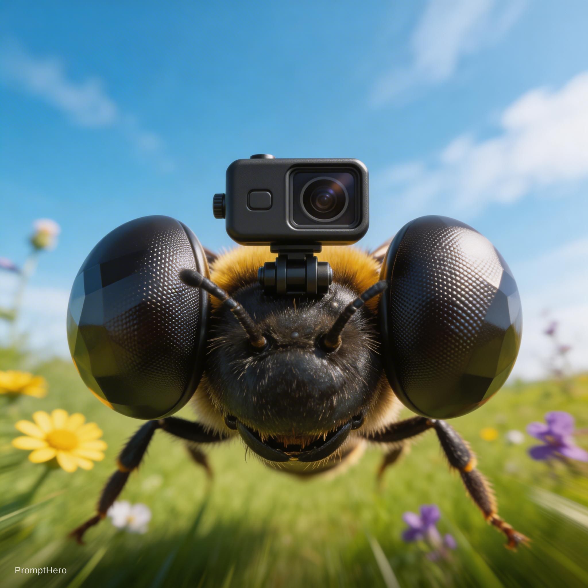 Hero prompt: want you to make it so that: the camera is small, ...