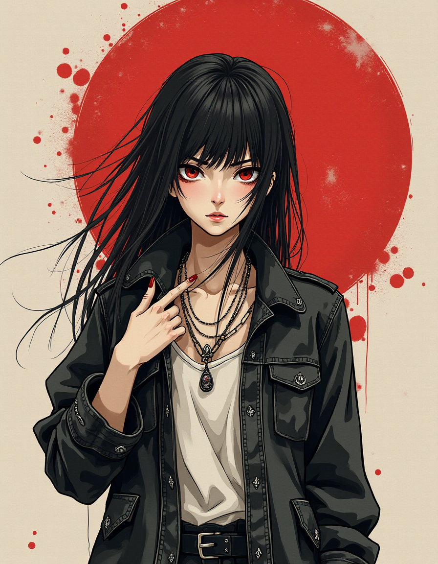 Flux.1-Dev (v1+v2) Flux.1-Schnell BNB NF4 prompt: anime full body Symbolist ink wash painting of a 2...