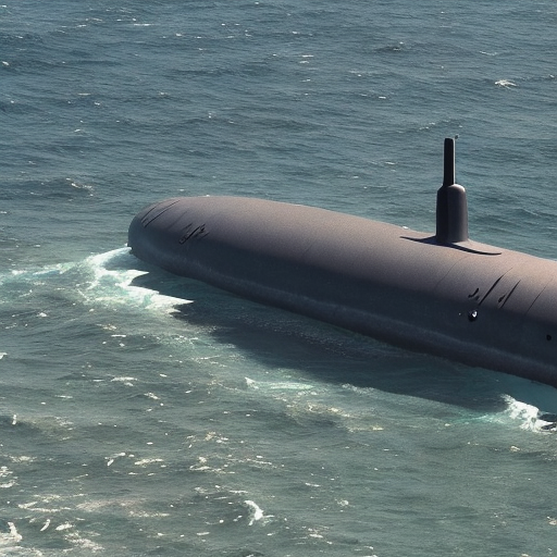 Openjourney prompt: Submarine in ocean