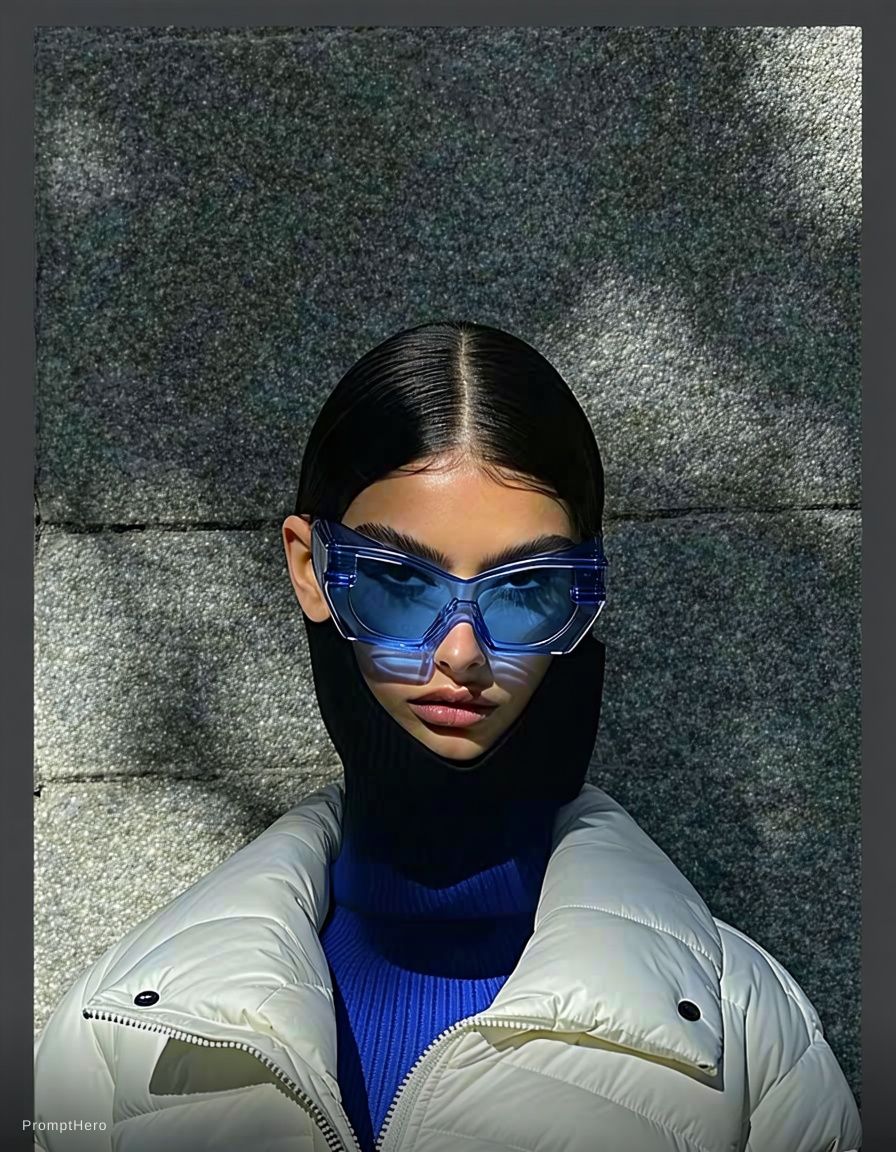 Stable Diffusion  prompt: Fashion shoot, Jacquemus and Moncler collaboration...