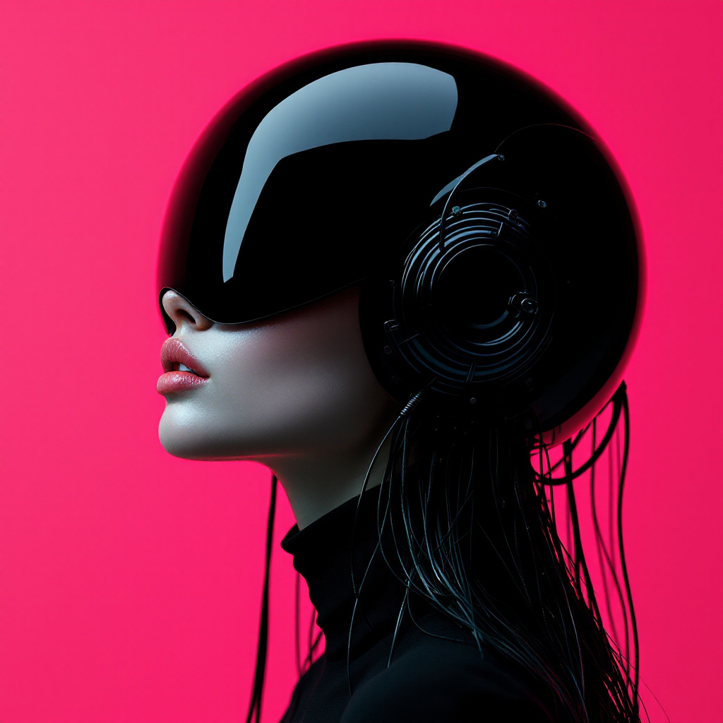 FLUX prompt: photography, portrait of contrast, profile silhoue...