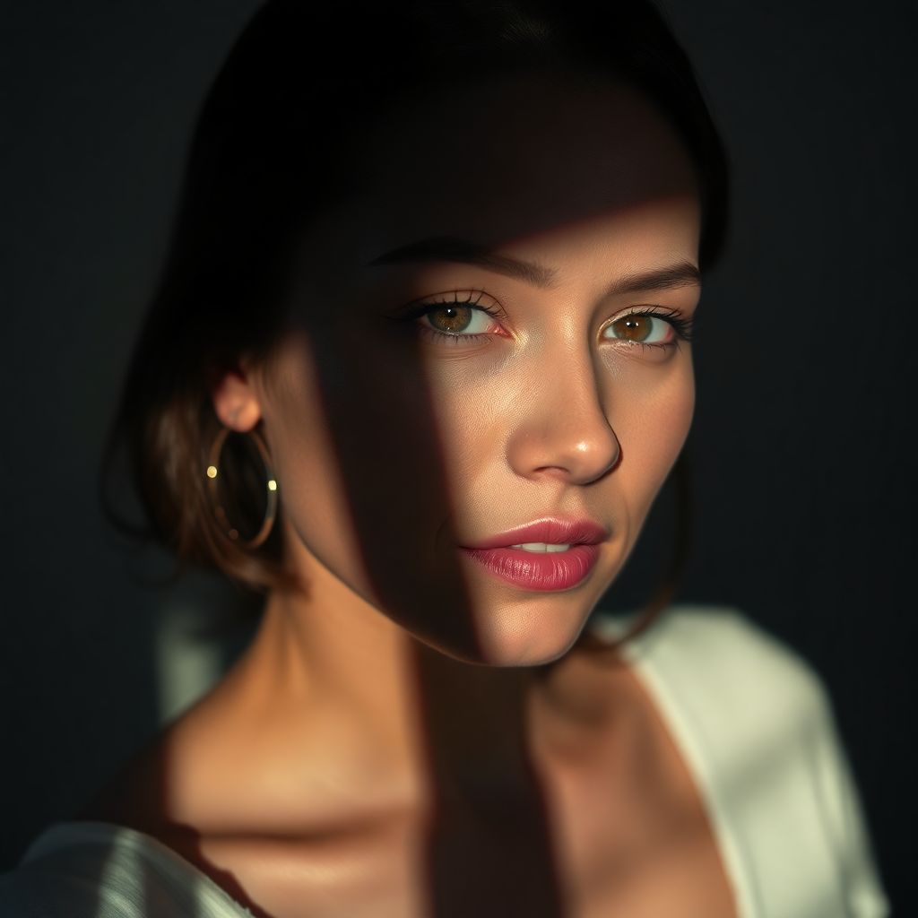 FLUX prompt: high-resolution photograph, woman, stunning use of...