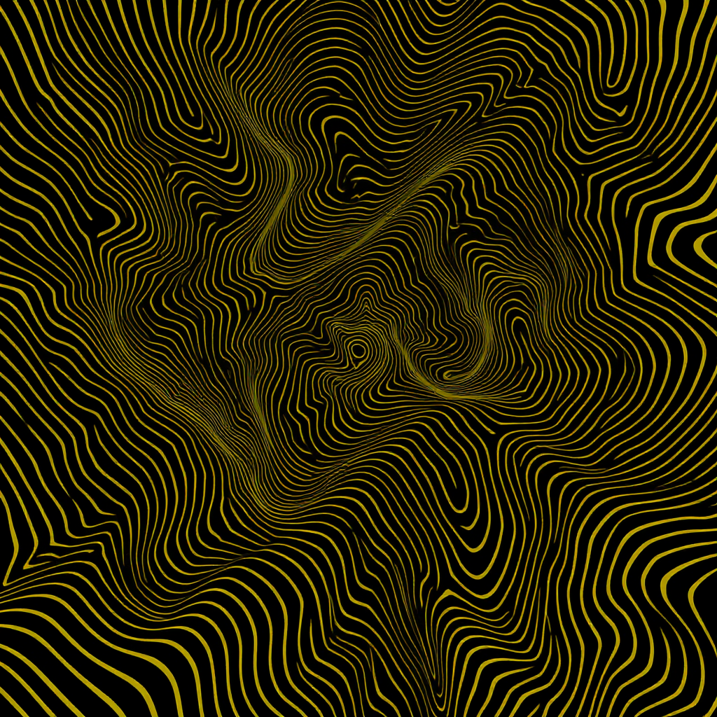 FLUX prompt: An abstract psychedelic pattern made of smooth, wa...