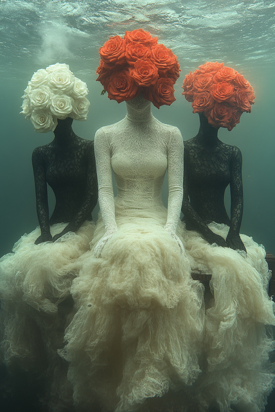 Midjourney prompt: A full length surrealistic portrait of a bench hov...