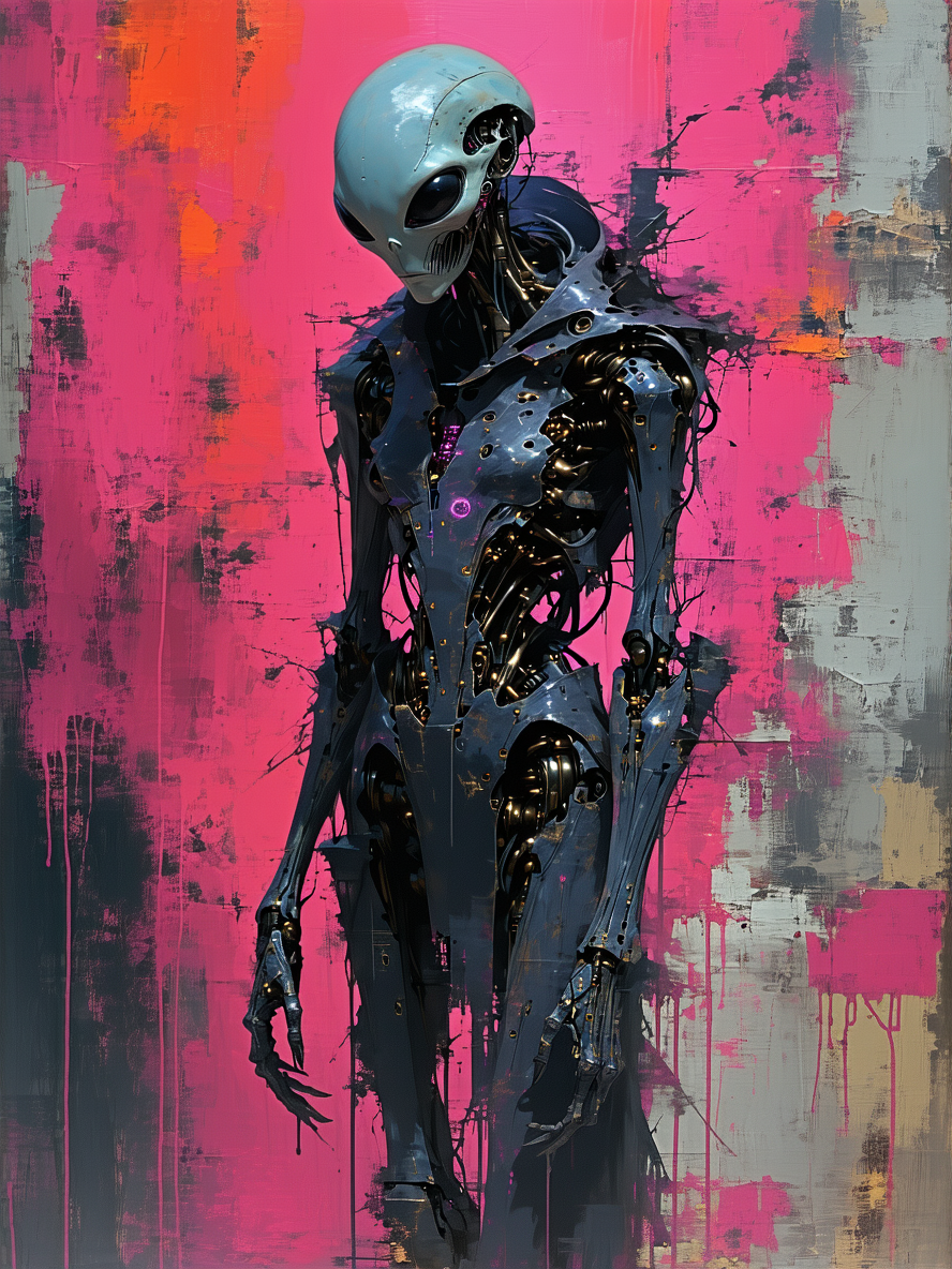 Stable Diffusion prompt: Create a terrifying random distressing image as a ...