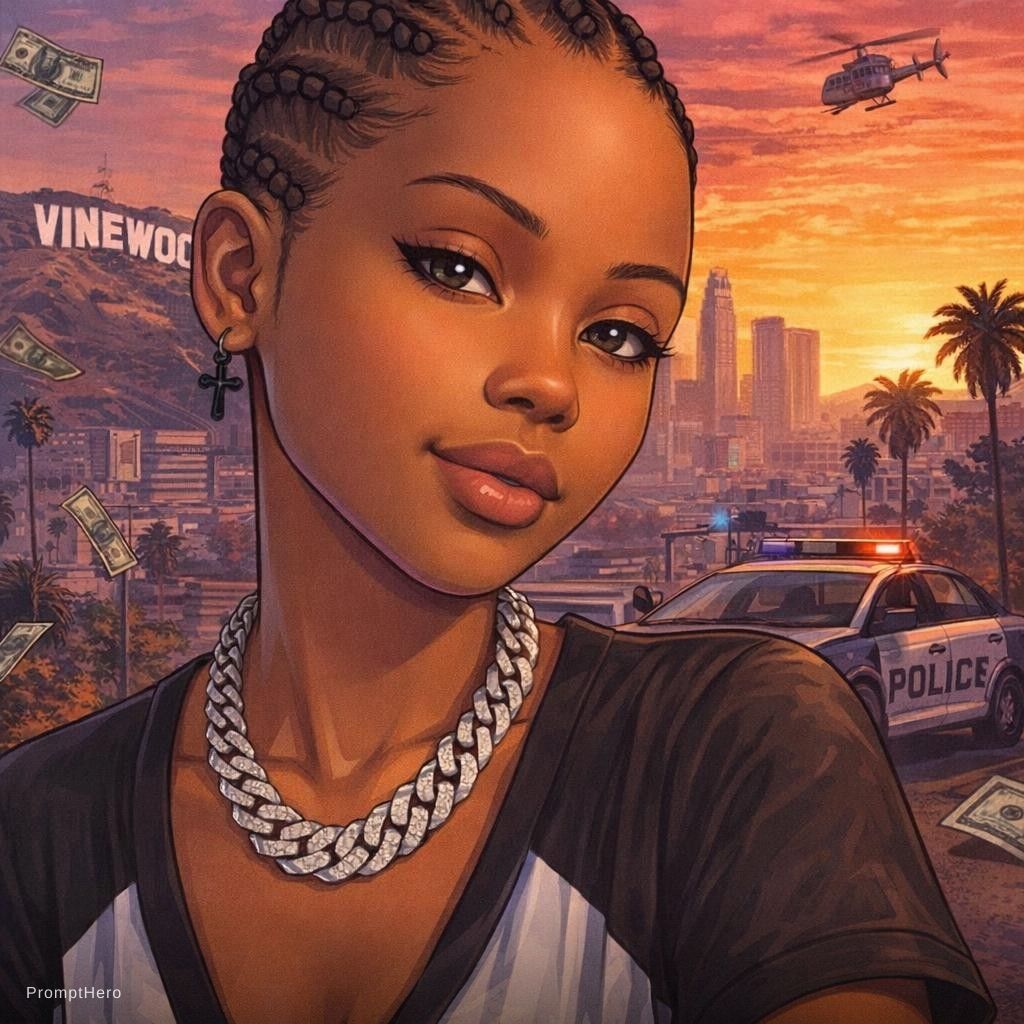 Hero prompt: GTA CHARACTER