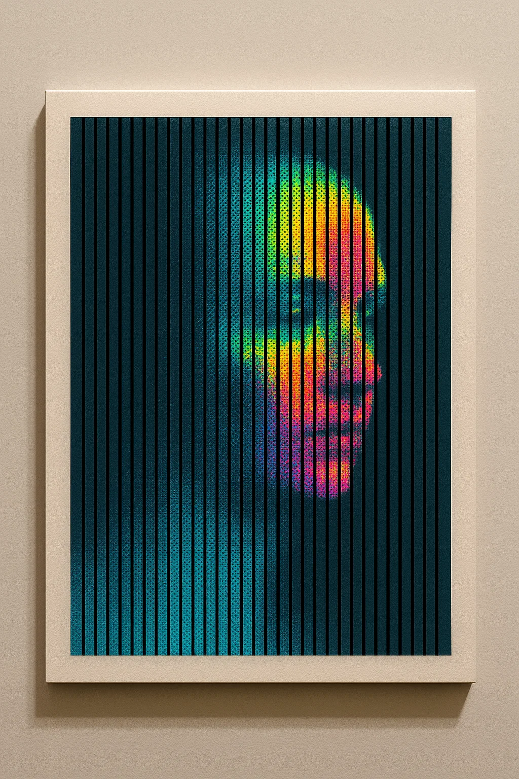OrangeChillMix prompt: {
  "scene": "Parallel black slits over a blue por...