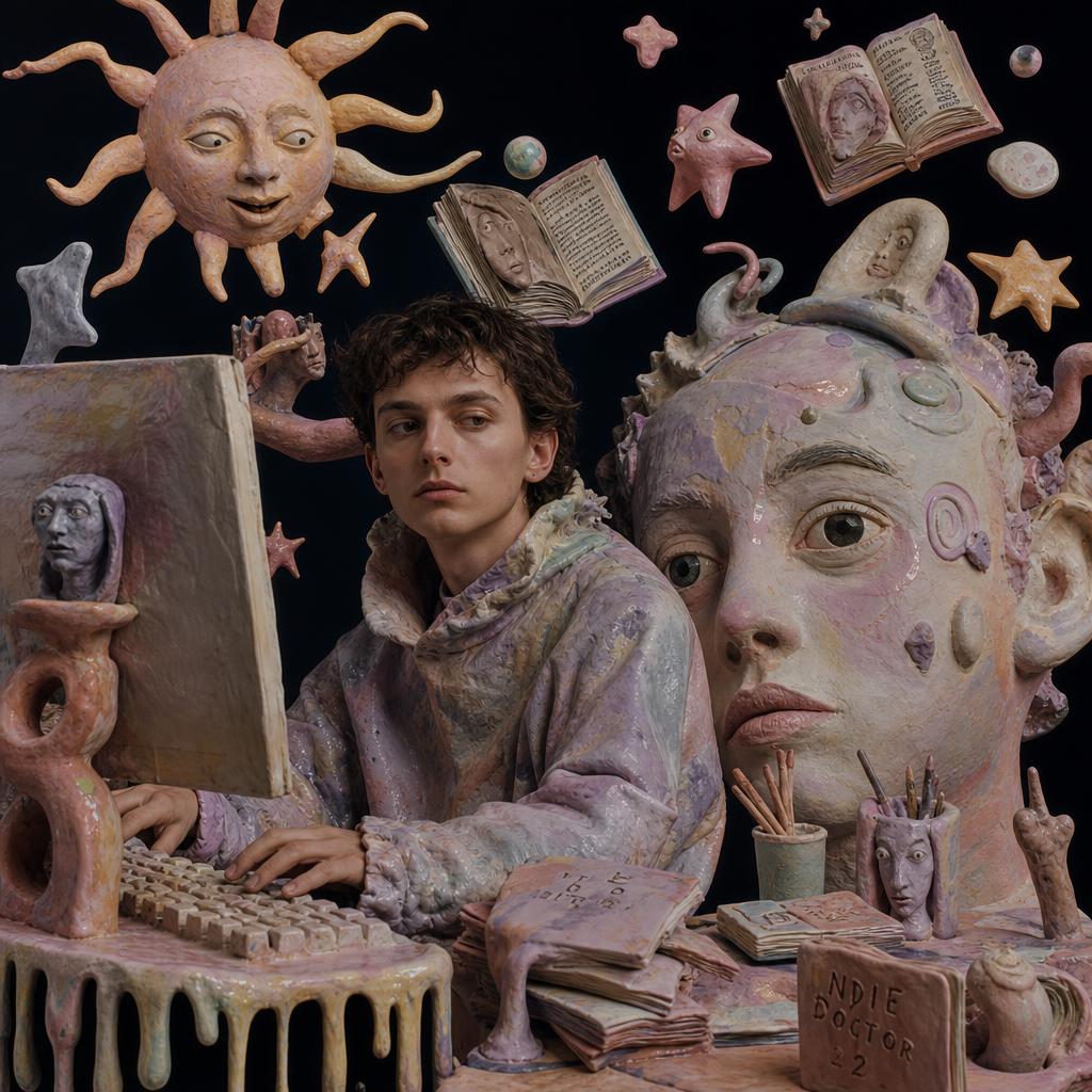 ChatGPT Image prompt: surreal editorial composition, hyperrealistic huma...