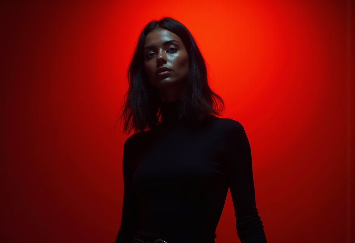 FLUX prompt: front shot, upper body, professional model, greek ...