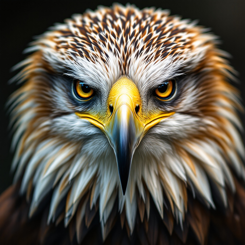 FLUX prompt: Face of eagle