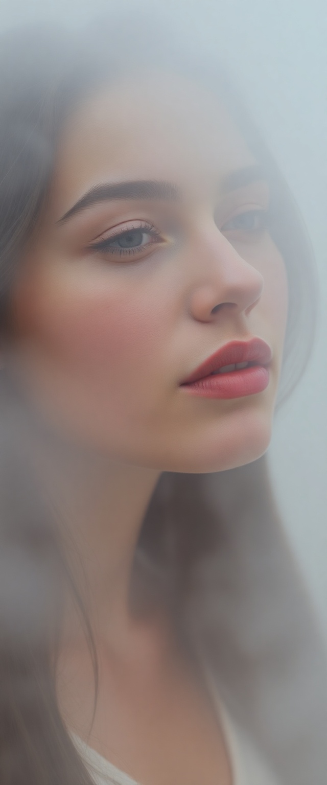 FLUX prompt: "Fine art photograph A supermodel woman in her ear...