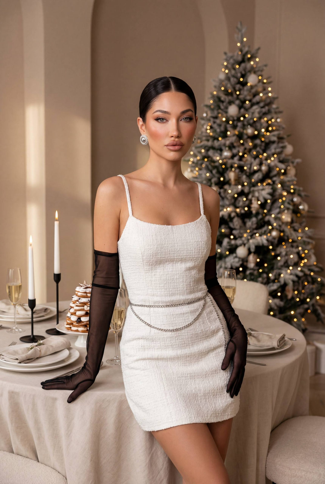 Holiday dinner elegance