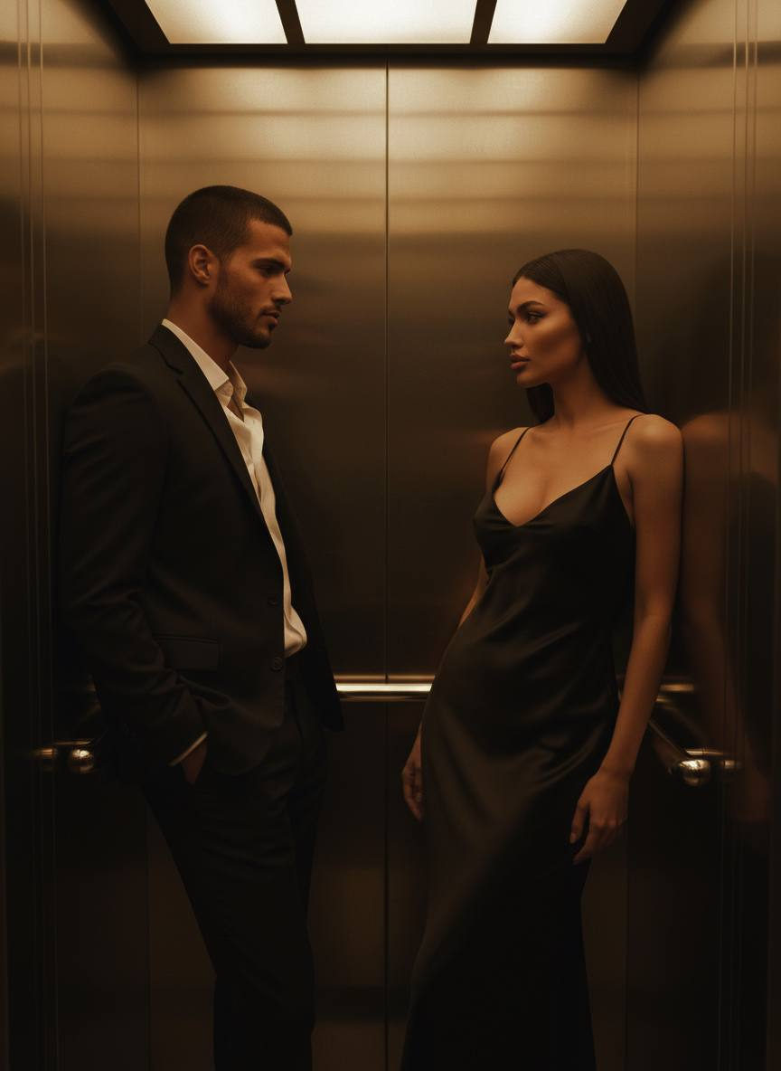 Romance in the elevator