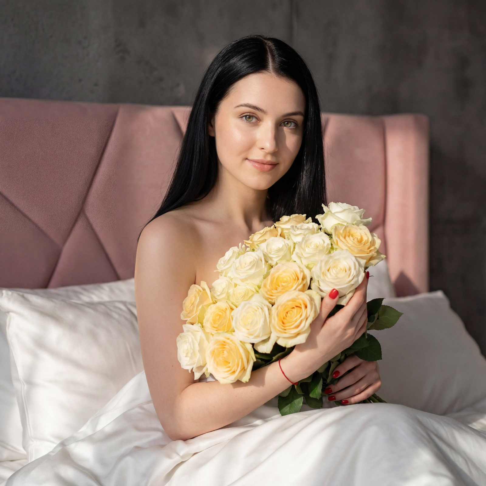 Rose Bouquet Bedroom Morning
