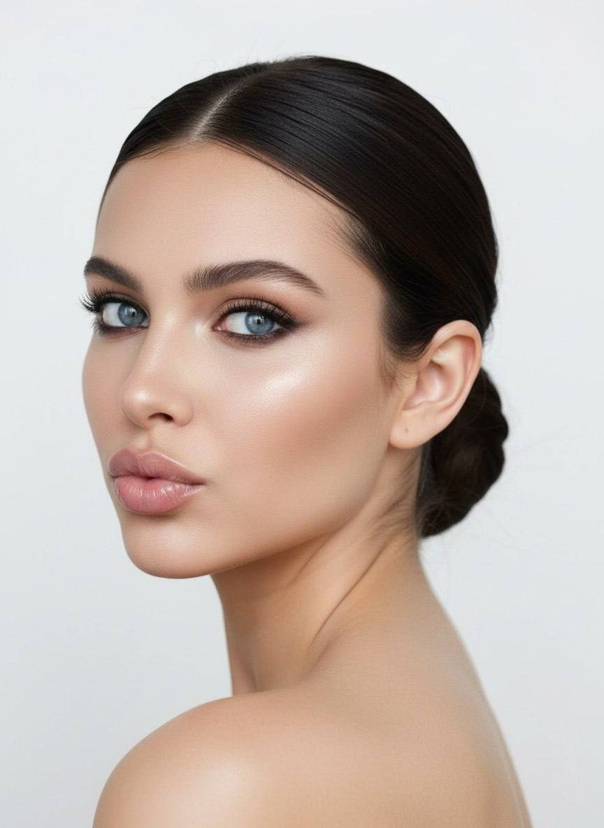 Glossy Lips Duck Face