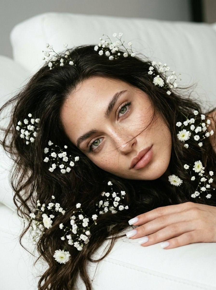 Floral Sofa Close-up