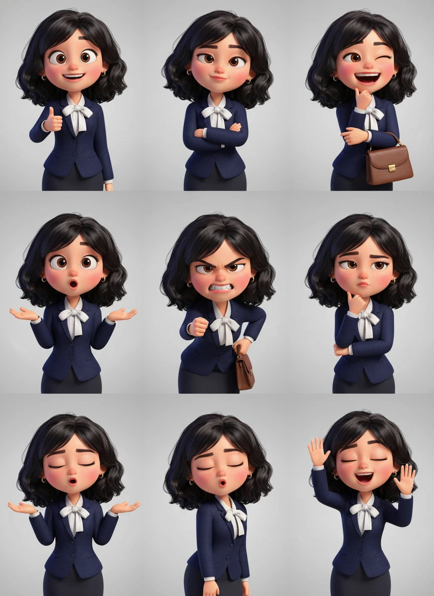 3D pixar style