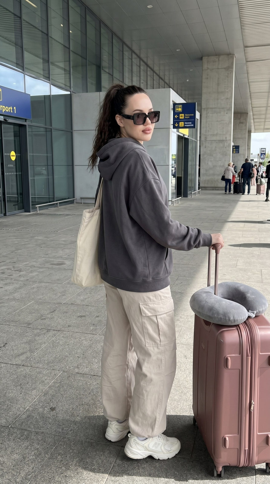Minimalist Airport Departure