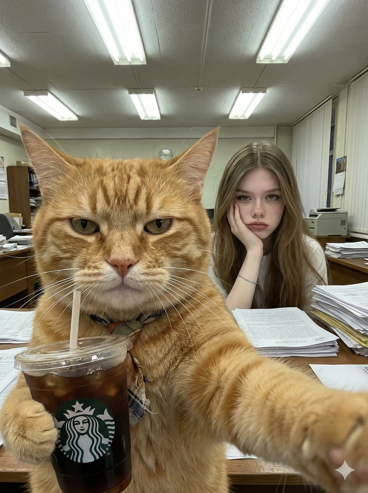 orange cat