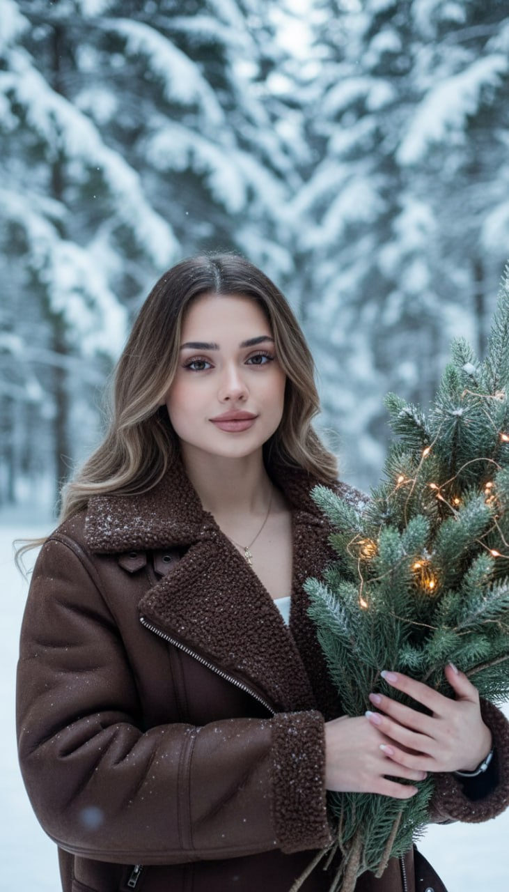 Shearling Jacket Fairy Lights