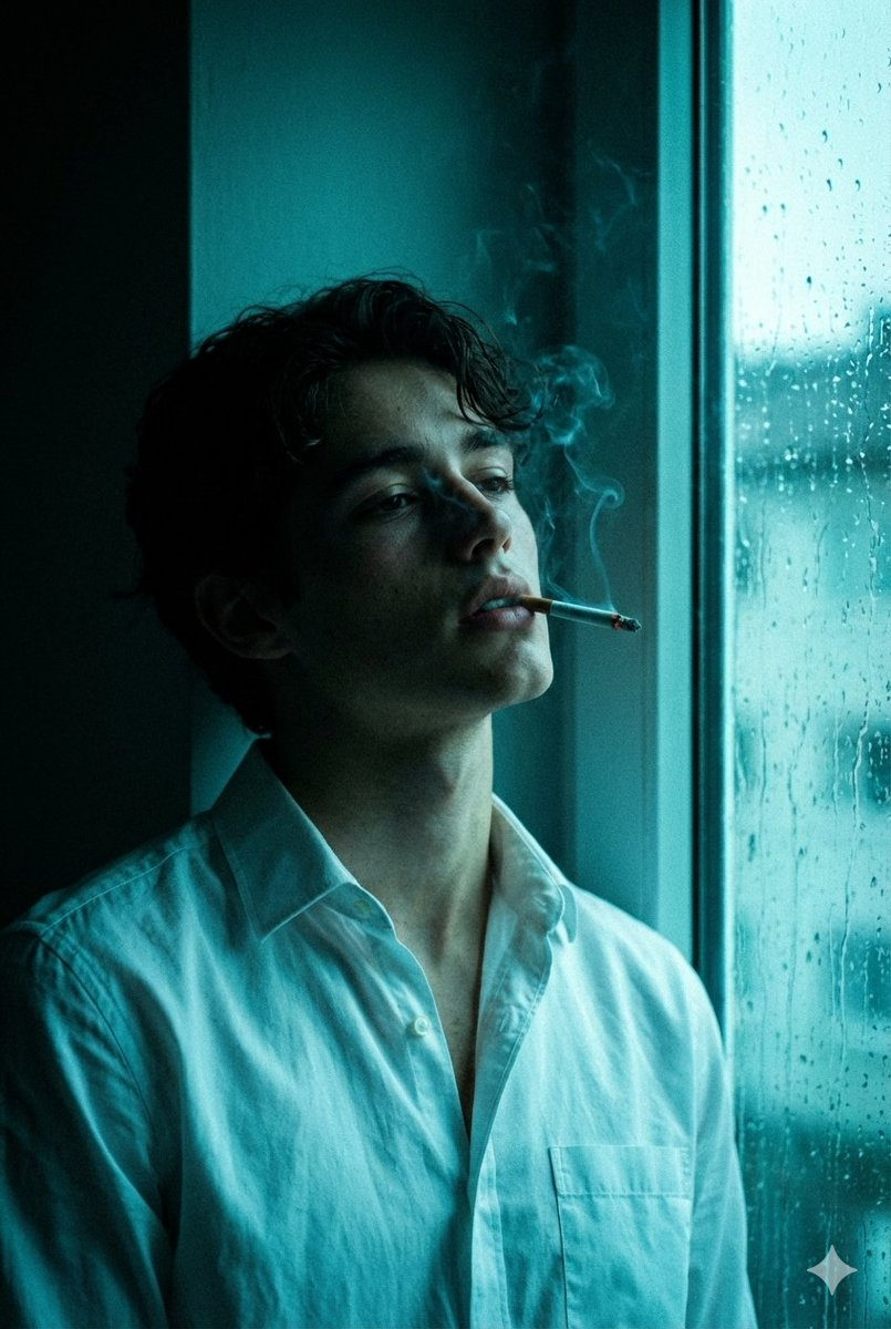 Cigarette Window Gaze