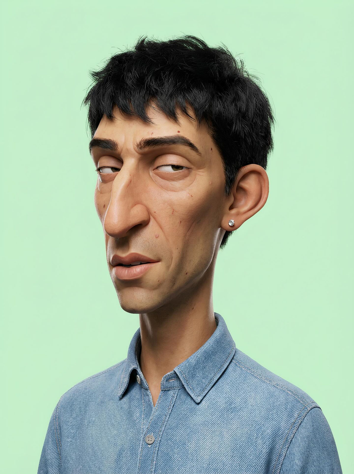 stylized digital
