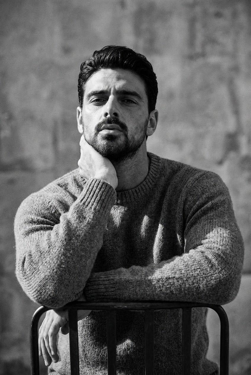 Wool Sweater Iron Chair
