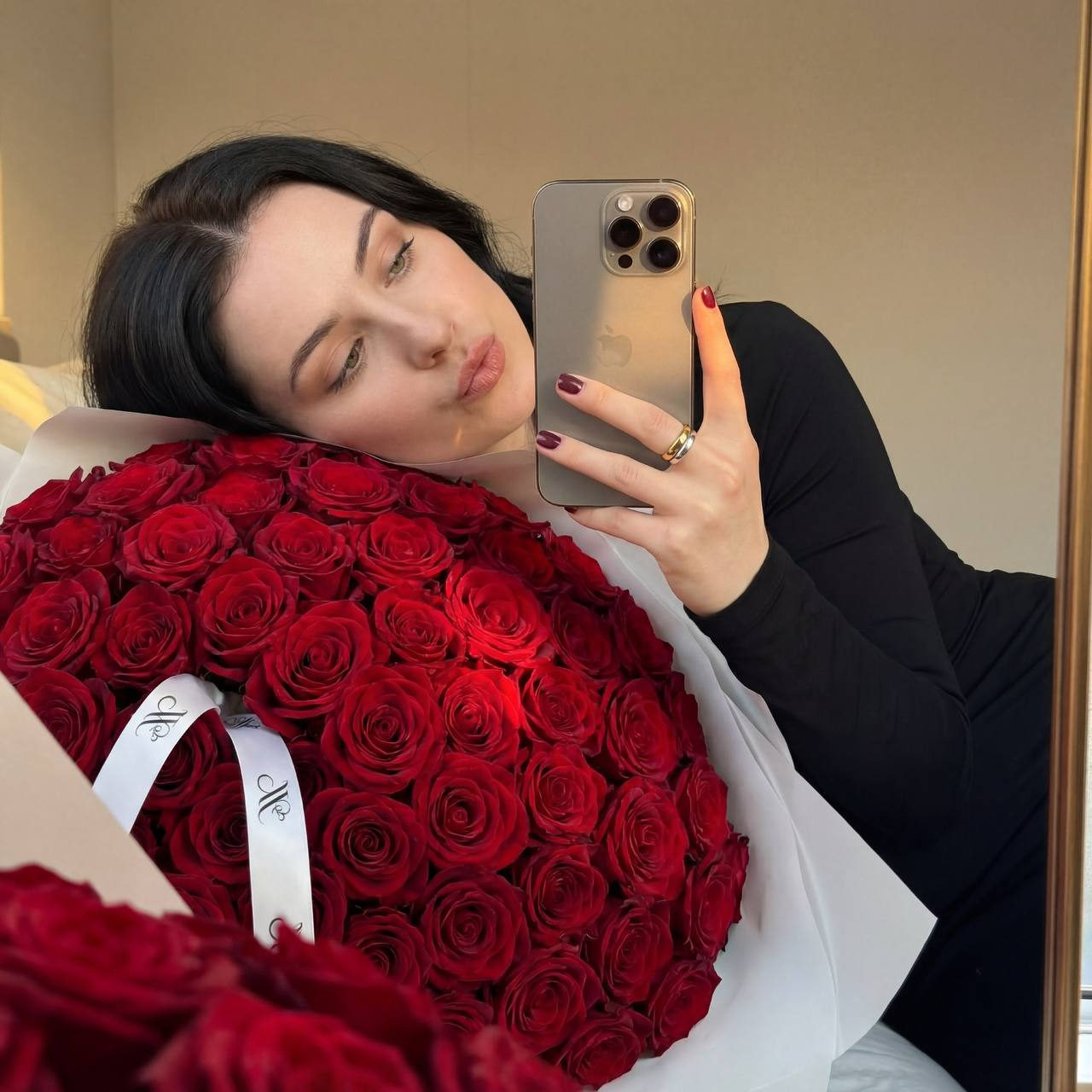 Rose Selfie