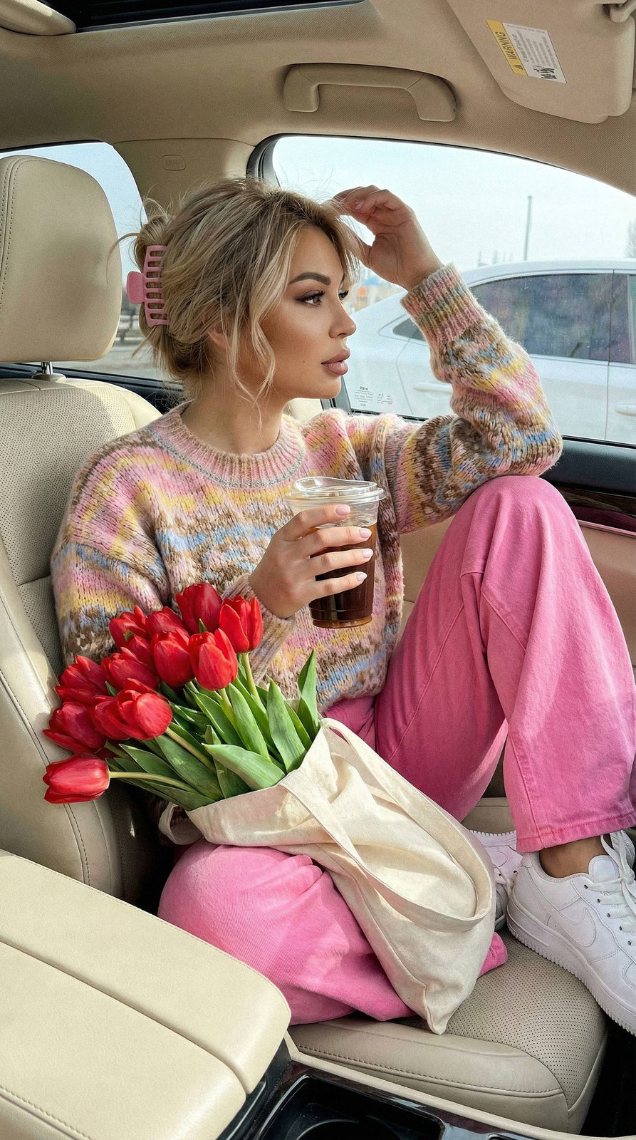 Sunlit Floral Transit