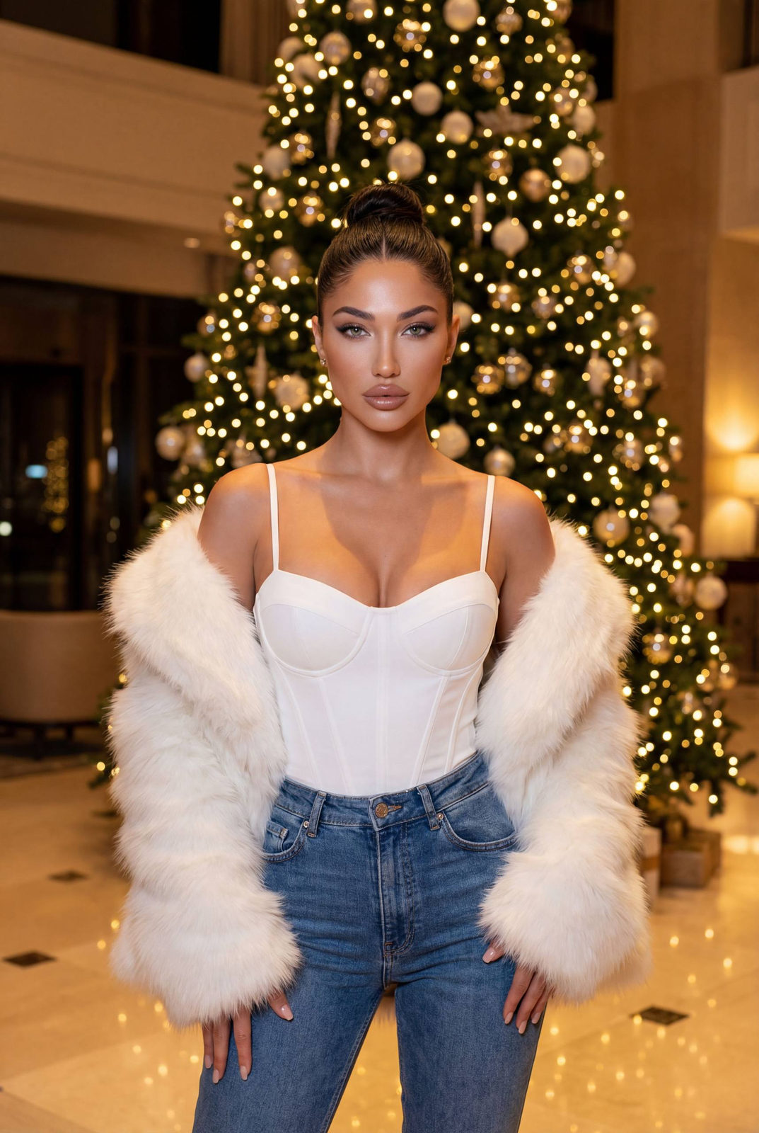 Golden winter glow