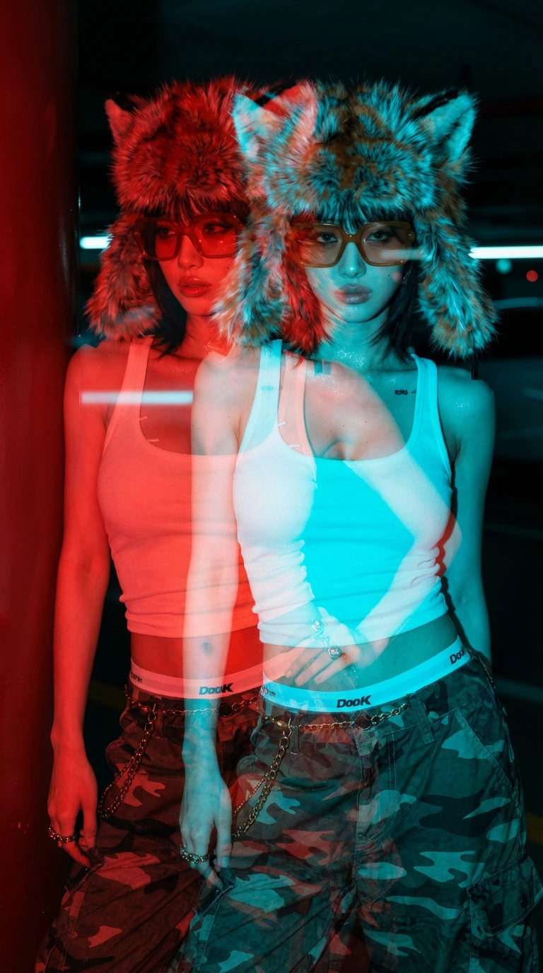 red–blue