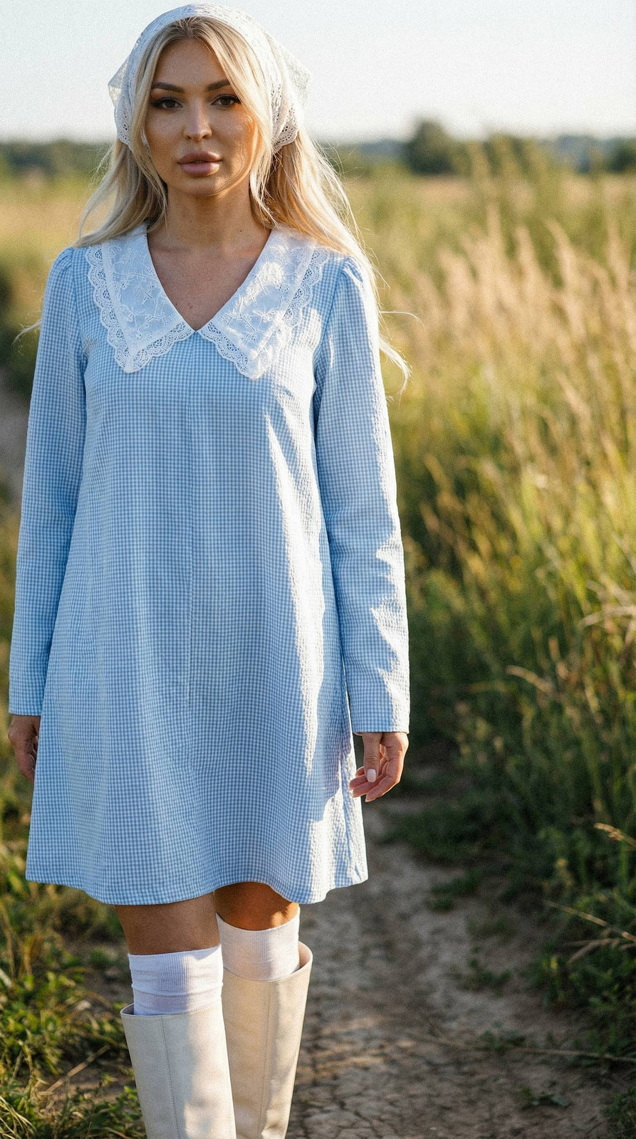 Rustic Azure Grace