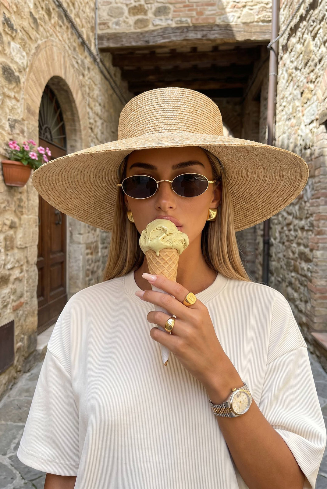 Sun-Drenched Pistachio Seduction
