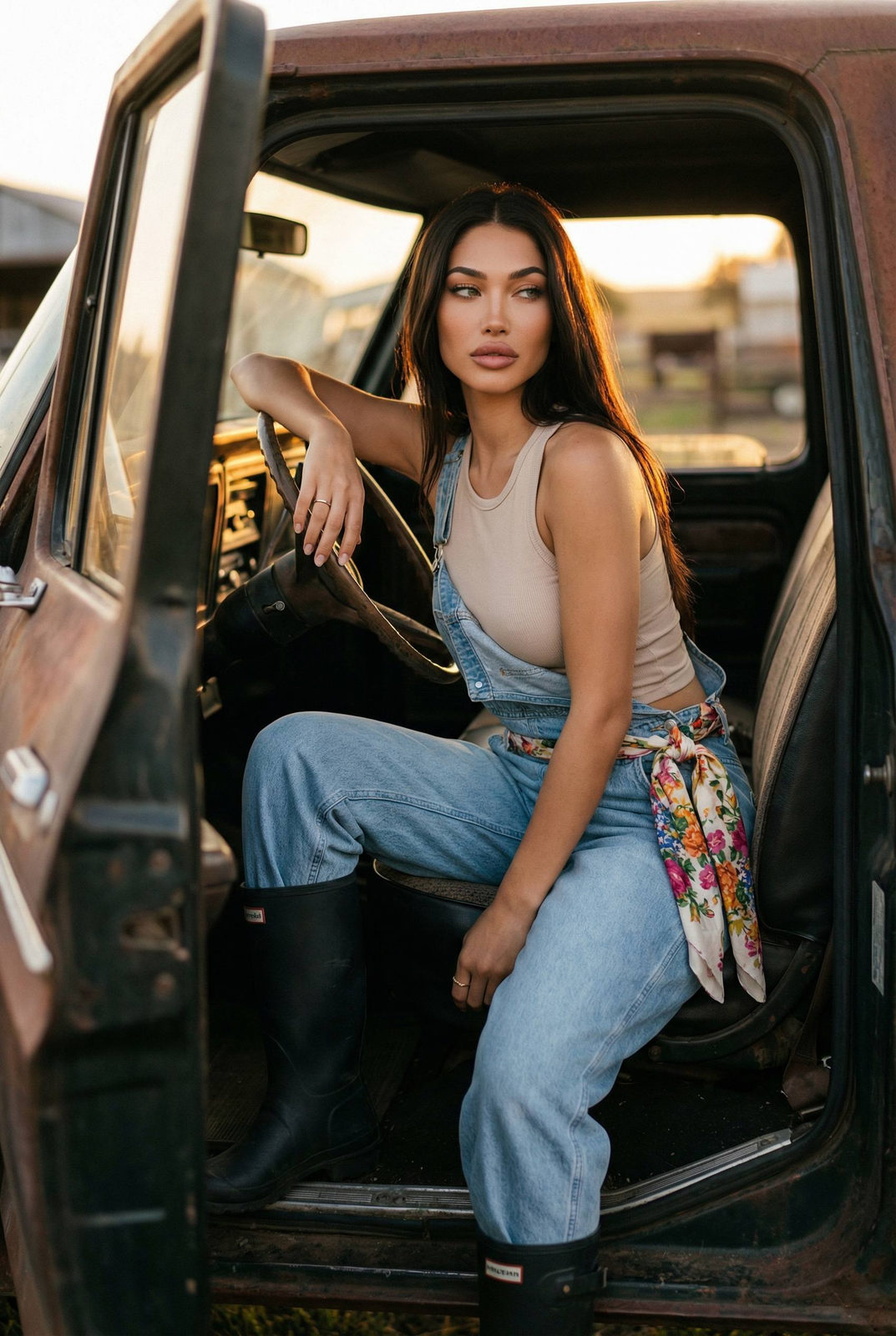 Rustic Sunset Grace