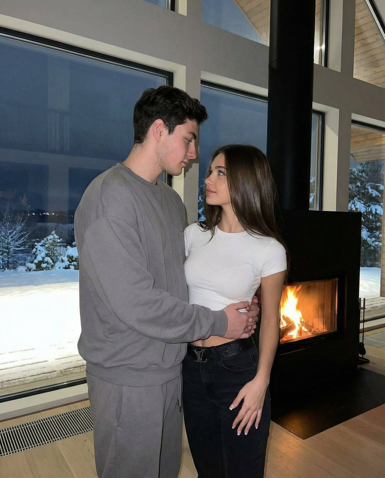 Midnight Hearth Embrace