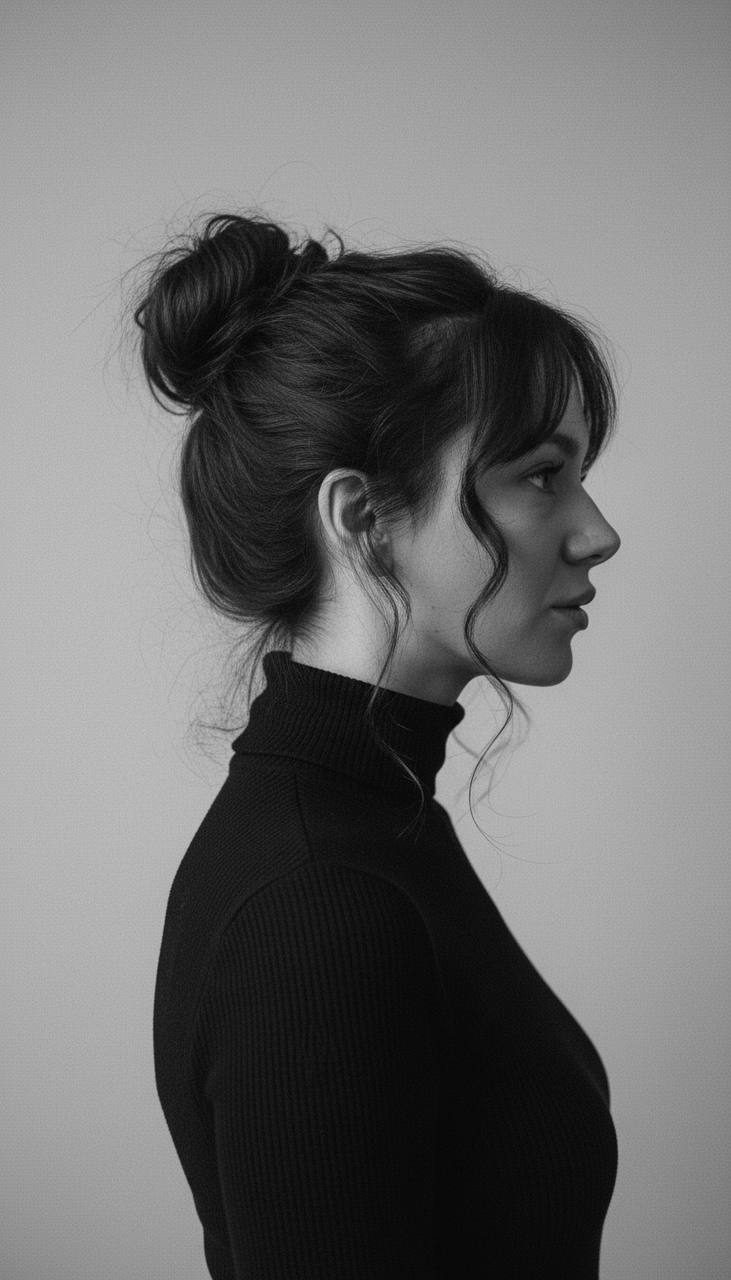 Curly Bun Profile