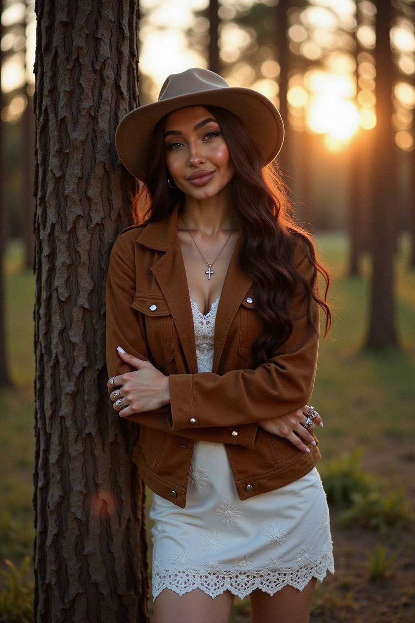 Forest Sunset Elegance