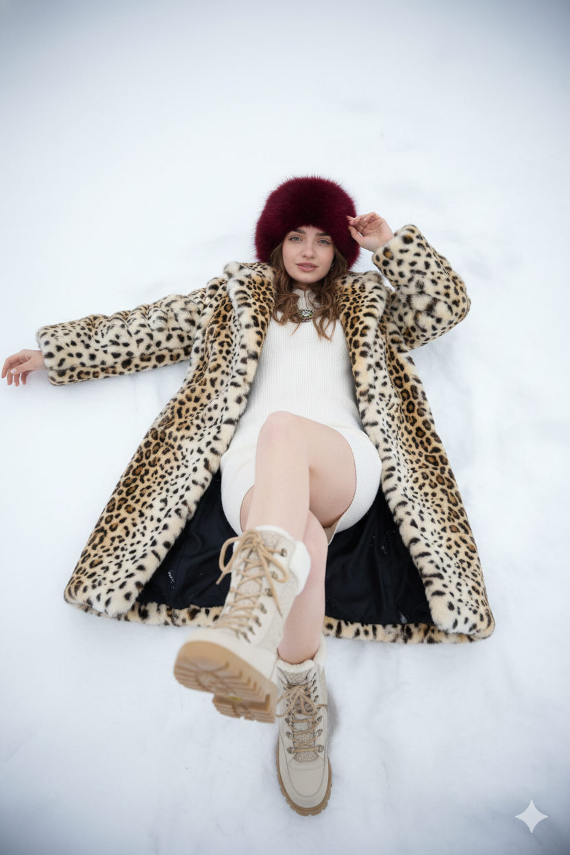 Leopard Coat Fresh Snow