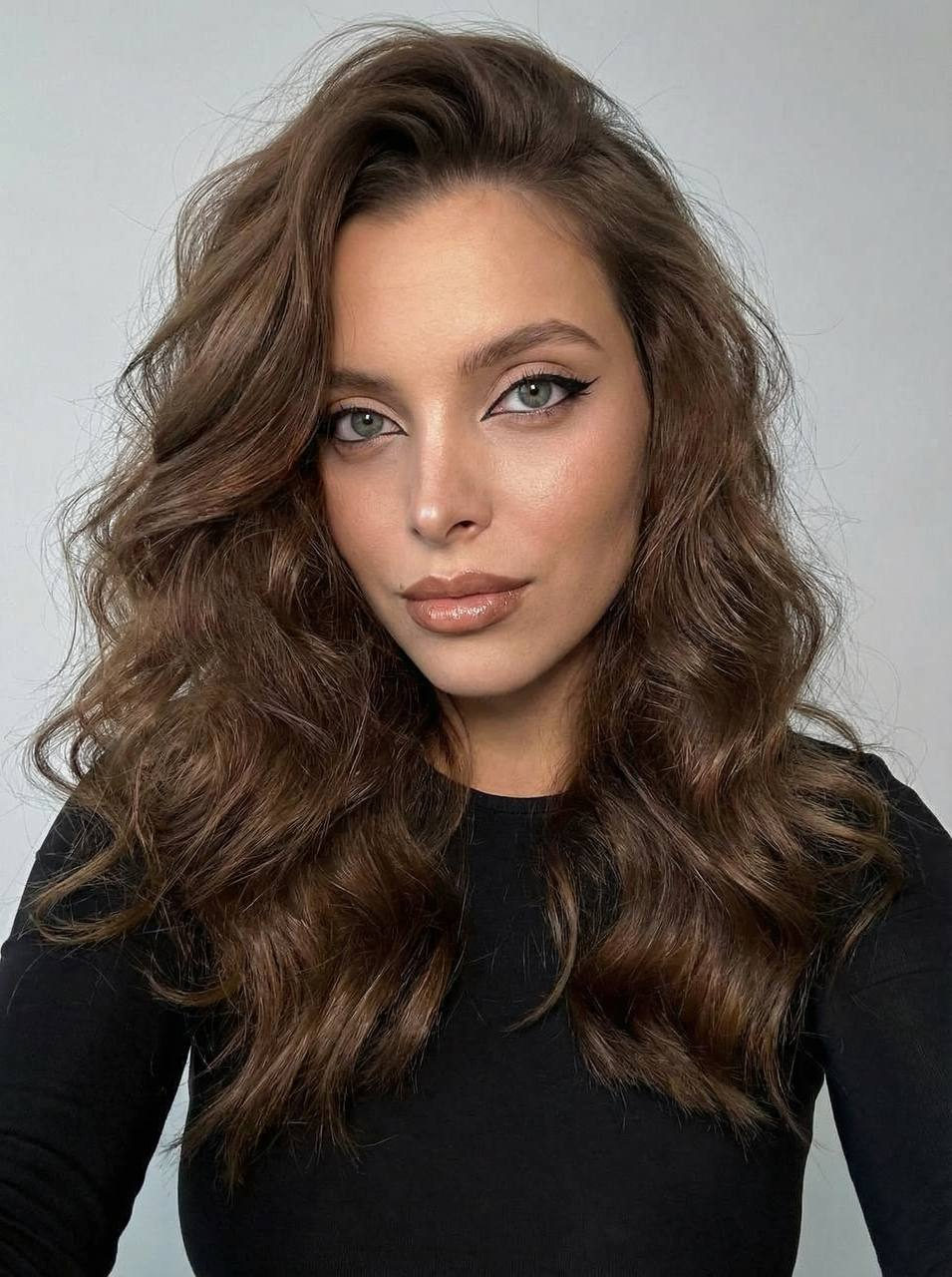Wavy Hair Sweater