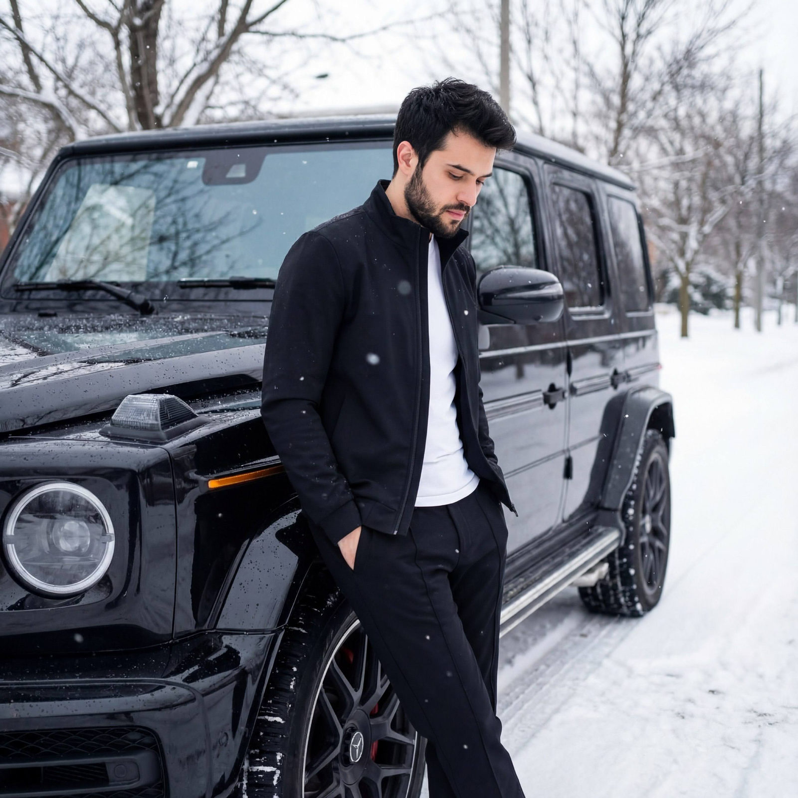 Winter Mercedes