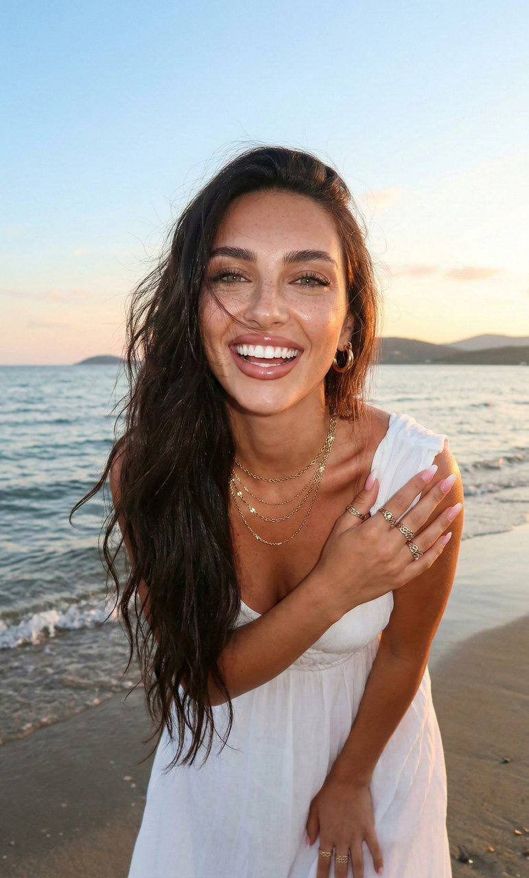 Golden Hour Beach Blouse