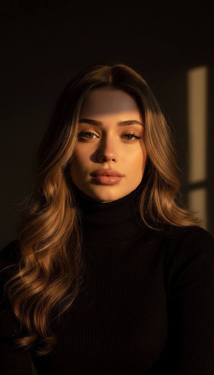 Black Turtleneck Chiaroscuro
