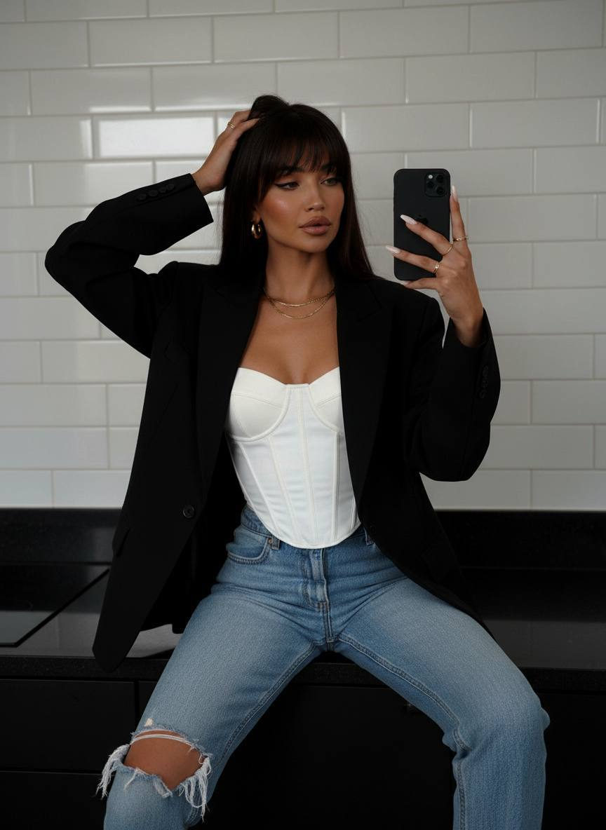 Title: Urban Corset Mood